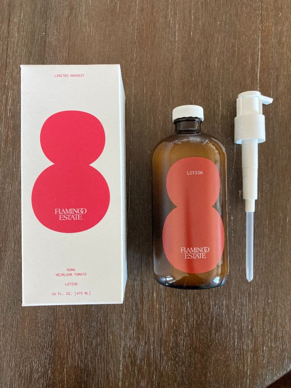 Flamingo Estate Roma Heirloom Tomato Lotion w/box NEW 30% OFF!